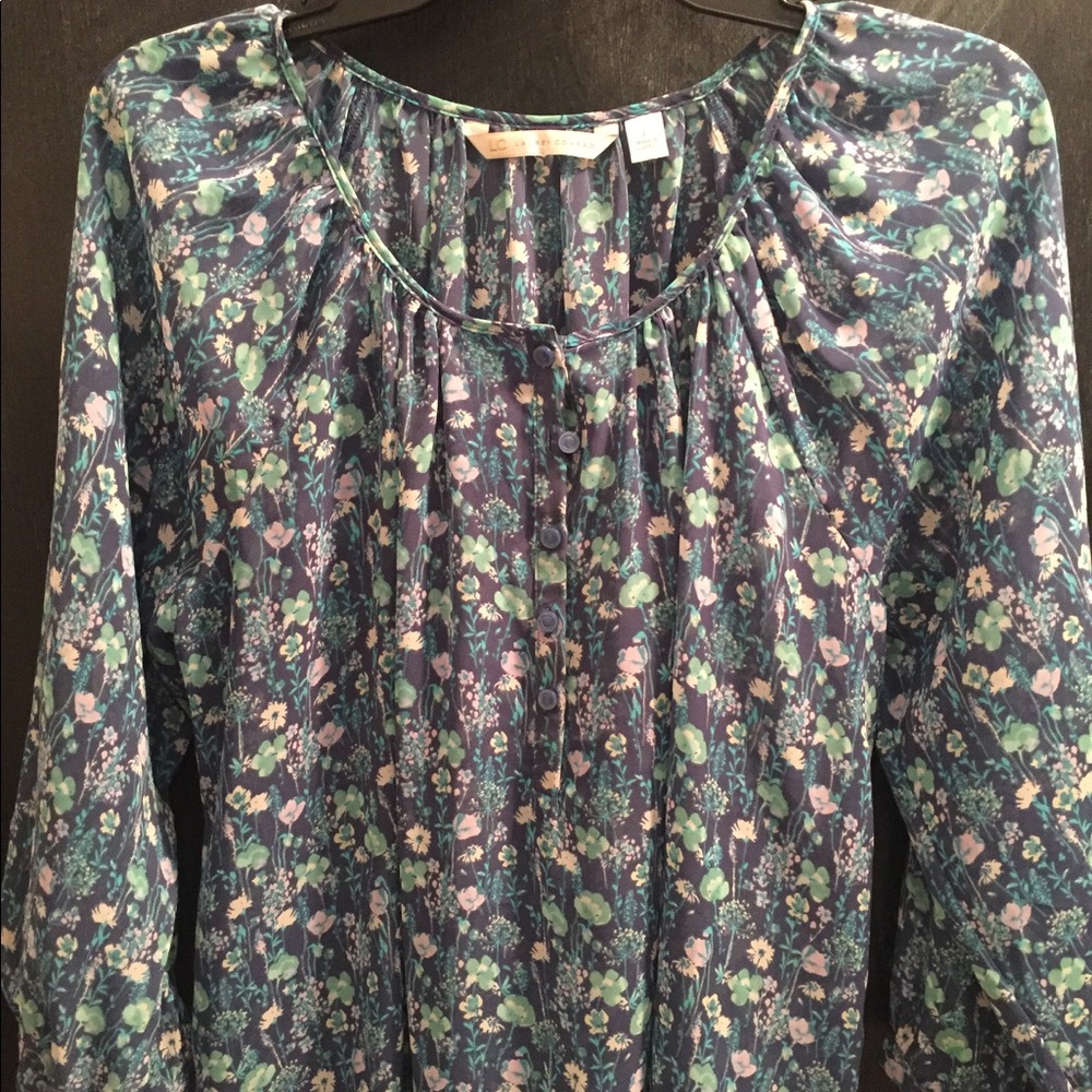 LC Lauren Conrad Peasant Top